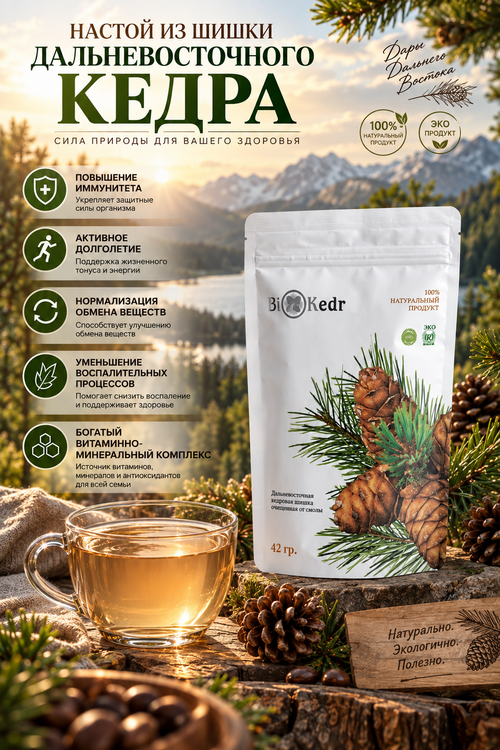 Настой Biokedr® 60, порошок.