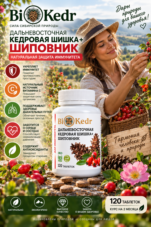Биокедр + экстракт шиповника