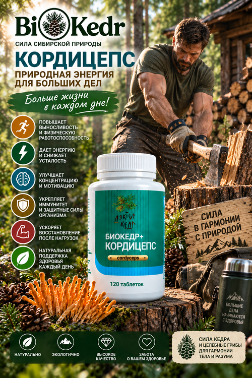 Биокедр + экстракт Кордицепса